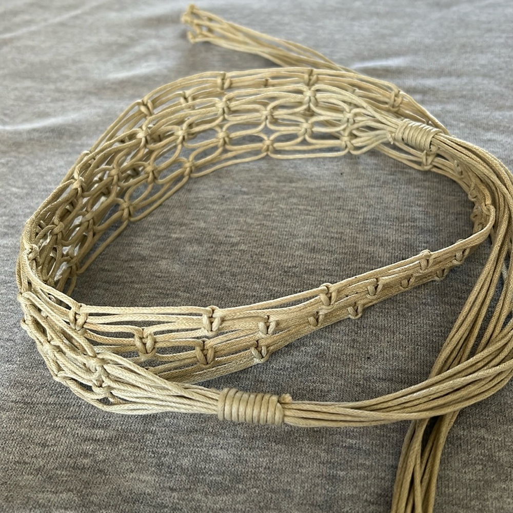 Vintage 1970’s Macramé Belt